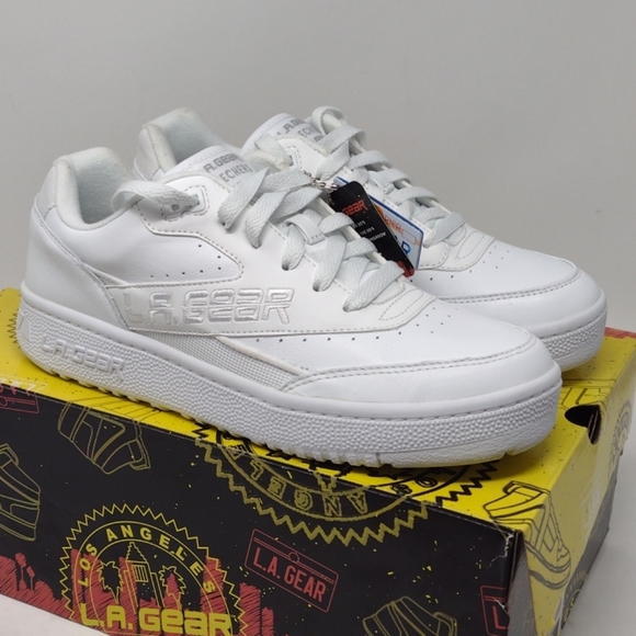 Skechers L.A. Gear Women's Hot Shots Low Sneakers - Picture 5 of 16